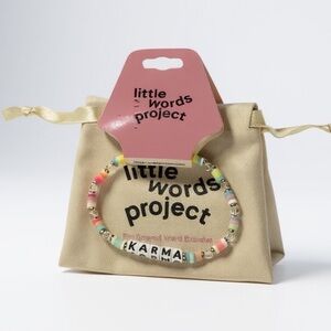 NWT Little Words Project Karma Bracelet Gift Handmade Friendship Bracelet